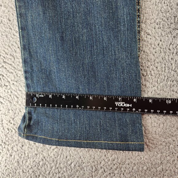 Bulwark FR Jeans Women 10 33x33 Blue High Rise Straight Flame Resistant Curvy - Picture 12 of 16